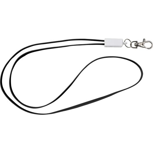 2-in-1 Schlüsselband aus TPE-Kunststoff Marguerite (Bild 1)