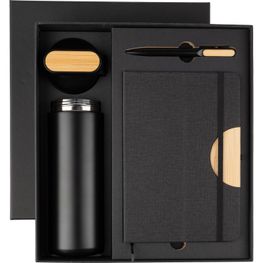 Schwarze Karton-Geschenkbox Kurt