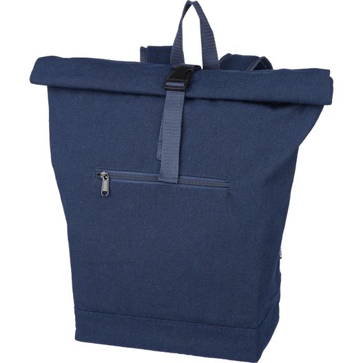 Rolltop-Rucksack Thaddeus aus recyceltem Poly-Baumwollgewebe (330 g/m2) (Bild 1)