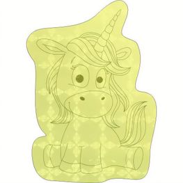 Sticker S-12 Einhorn 1 45 x 60 mm