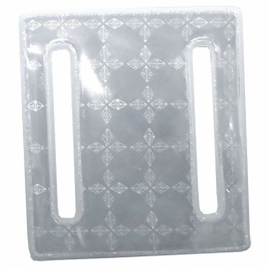 eine kunststoffschale mit zwei griffen darauf Schuh-Reflektor 4, 5 x 5 cm (Bild 1)