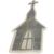 Anhänger A-12 Kirche 44 x 86 mm (Bild 1)