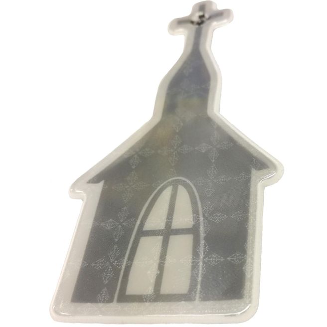 Anhänger A-12 Kirche 44 x 86 mm