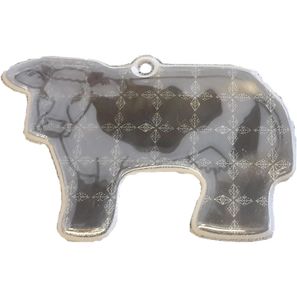 Anhänger A-14 Kuh 67 x 47 mm