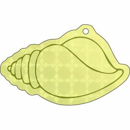 Produktabbildung Anhänger A-17 Schneckenhaus 69 x 43 mm Anhänger A-17 Schneckenhaus 69 x 43 mm