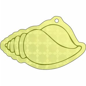 Anhänger A-17 Schneckenhaus 69 x 43 mm