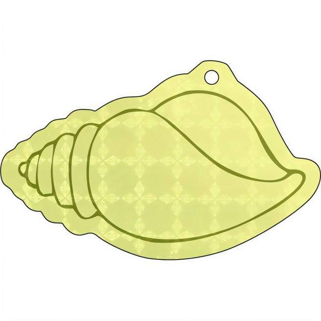 Produktabbildung Anhänger A-17 Schneckenhaus 69 x 43 mm Anhänger A-17 Schneckenhaus 69 x 43 mm