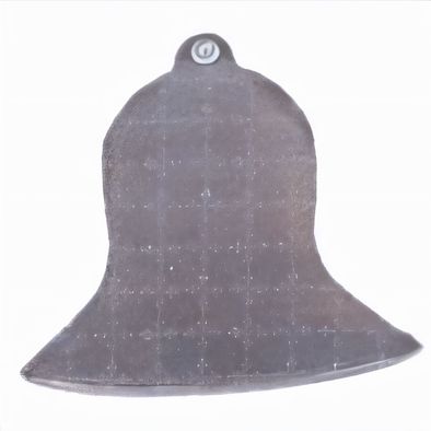 Anhänger A-12 Glocke 73 x 77 mm