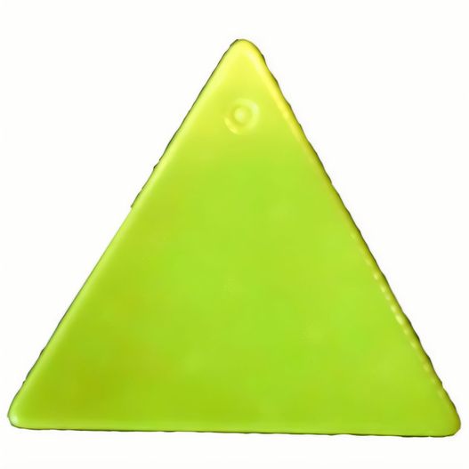 ein dreieck geformtes objekt mit weißem hintergrund Anhänger A-12 Dreieck 72 x 68 mm (Bild 1)
