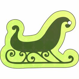 Produktabbildung Anhänger A-16 Schlitten 60 x 44 mm Anhänger A-16 Schlitten 60 x 44 mm