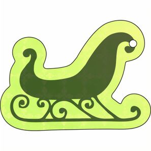 Anhänger A-16 Schlitten 60 x 44 mm