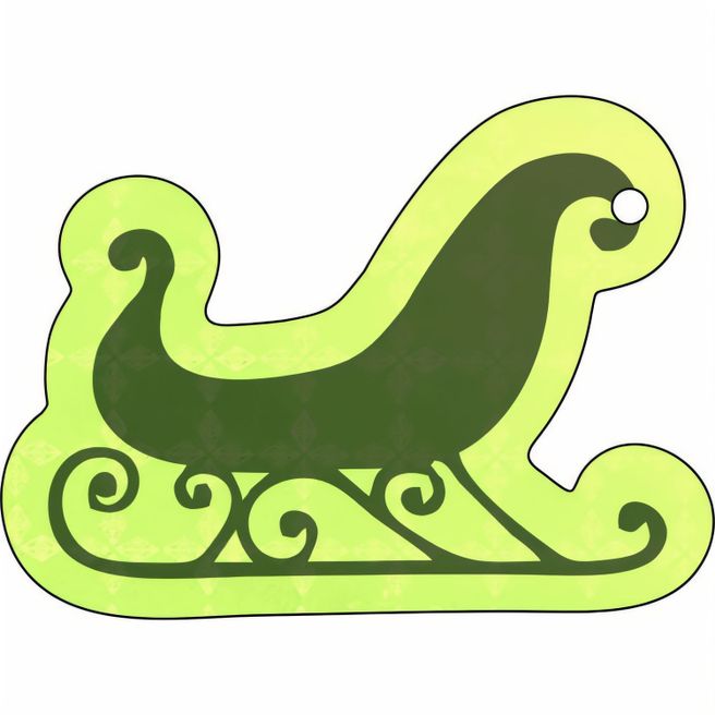 Anhänger A-16 Schlitten 60 x 44 mm