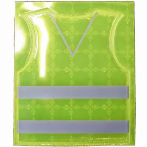 Sticker S-12 Warnweste 50 x 60 mm