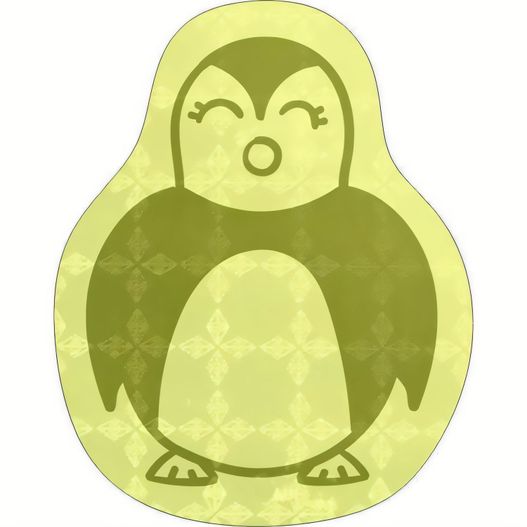 Sticker S-12 Pinguin 2 46 x 60 mm (Bild 1)