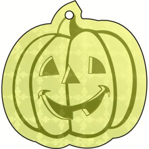 Anhänger A-16 Kürbis 53 x 54 mm