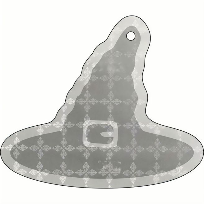 Anhänger A-14 Hexenhut 70 x 59 mm