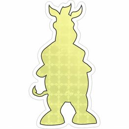 Produktabbildung Sticker S-12 Zebra 43 x 77 mm Sticker S-12 Zebra 43 x 77 mm