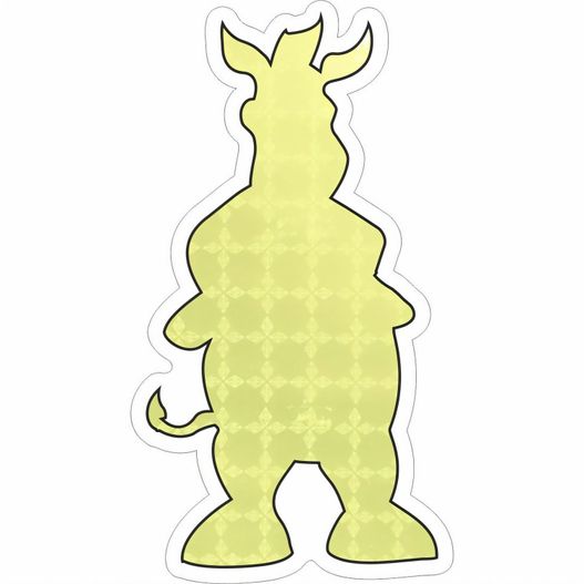 Sticker S-12 Zebra 43 x 77 mm (Bild 1)