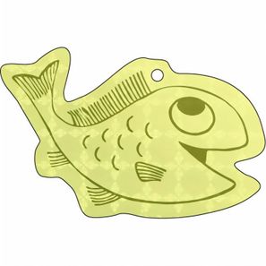 Anhänger A-14 Fisch 70 x 42 mm
