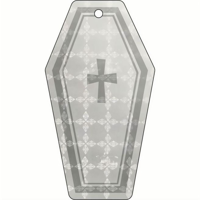 Produktabbildung Anhänger A-14 Sarg 40 x 73 mm Anhänger A-14 Sarg 40 x 73 mm