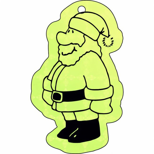 Anhänger A-18 Weihnachtsmann 61 x 38 mm