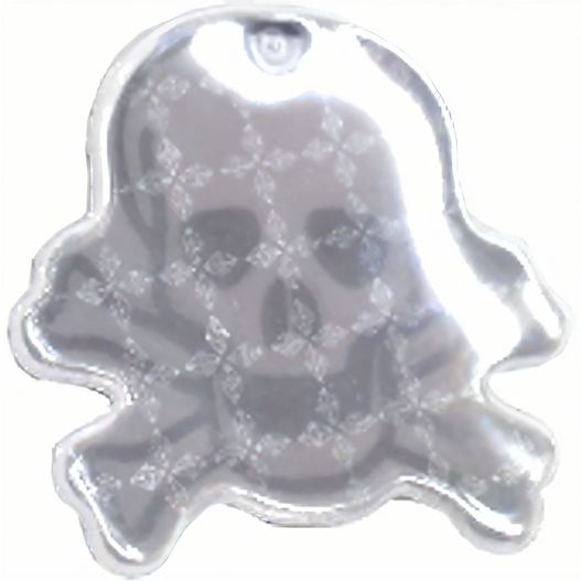 ein totenkopf und kreuzbein geformte kuchenschale Anhänger A-16 Totenkopf 54 x 52 mm (Bild 1)