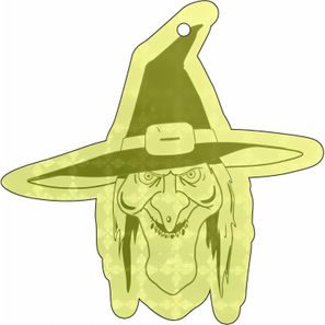 Anhänger A-10 Hexenkopf 74 x 74 mm