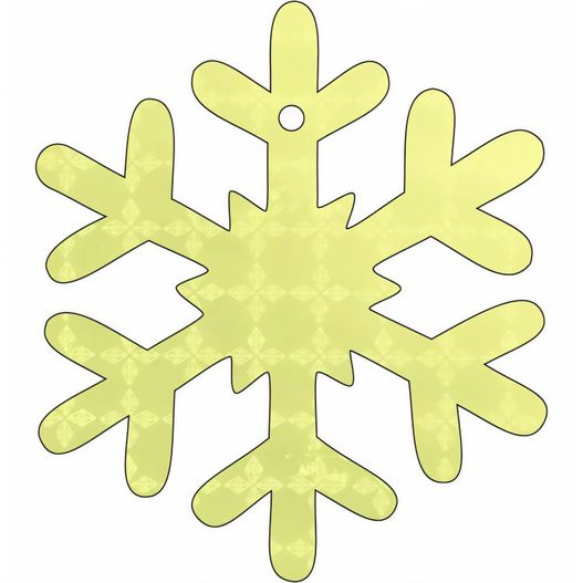 Anhänger A-9 Schneeflocke 74 x 65 mm (Bild 1)