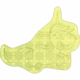 Sticker S-12 Einhorn 2 68 x 59 mm