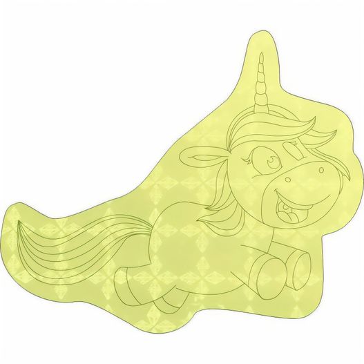 Sticker S-12 Einhorn 2 68 x 59 mm (Bild 1)
