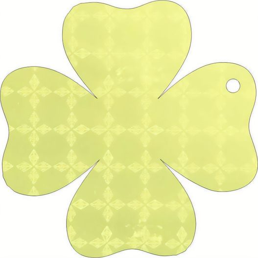 Anhänger A-13 Kleeblatt 56 x 56 mm (Bild 1)