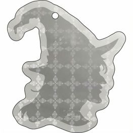 Anhänger A-14 Hexe seitlich 55 x 61 mm