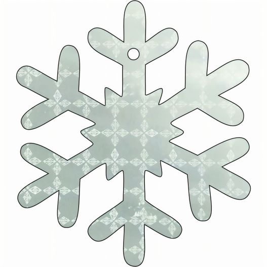 Anhänger A-9 Schneeflocke 74 x 65 mm (Bild 1)