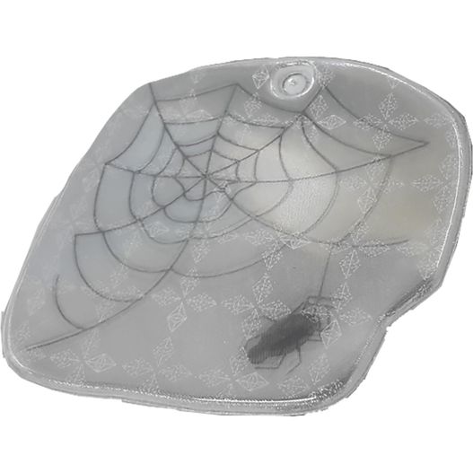 einen spinnensteg auf einer glasplatte Anhänger A-16 Spinnennetz 48 x 47 mm (Bild 1)