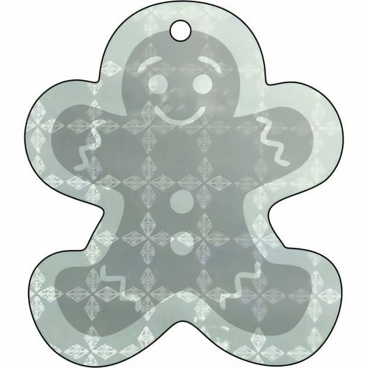 Anhänger A-16 Lebkuchenmann 46 x 53 mm (Bild 1)