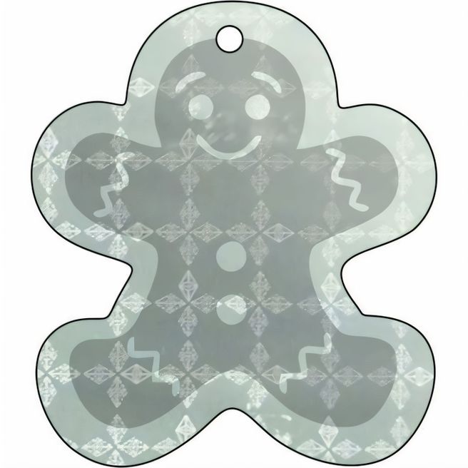 Anhänger A-16 Lebkuchenmann 46 x 53 mm