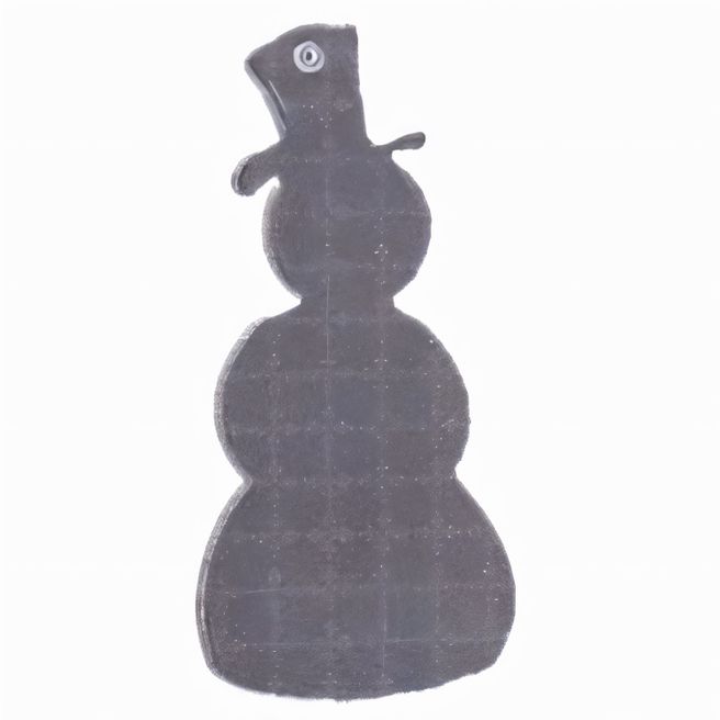 Anhänger A-10 Schneemann 50 x 106 mm