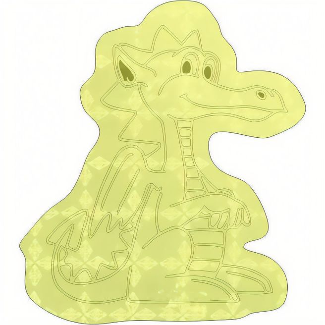 Produktabbildung Sticker S-12 Drache 52 x 57 mm Sticker S-12 Drache 52 x 57 mm