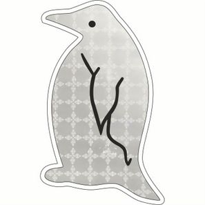Sticker S-8 Pinguin 85 x 42 mm