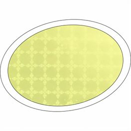 Sticker S-8 Oval 80 x 56 mm