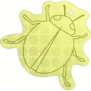 Anhänger A-10 Marienkäfer 64 x 63 mm