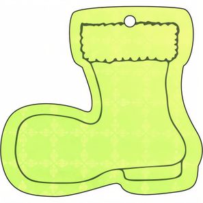 Anhänger A-17 Stiefel 53 x 50 mm