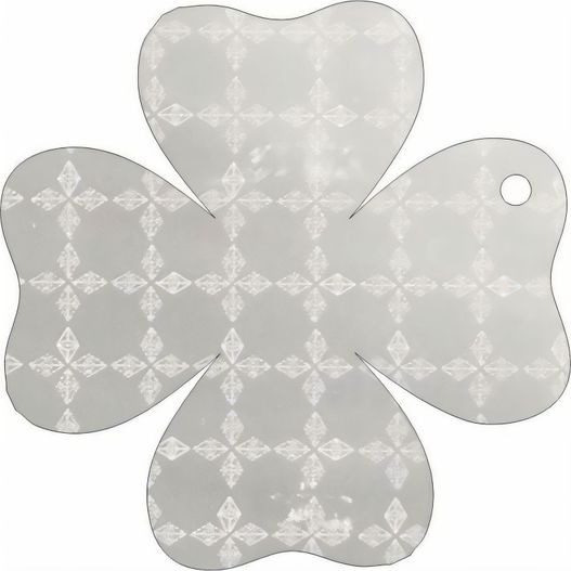 Anhänger A-13 Kleeblatt 56 x 56 mm (Bild 1)