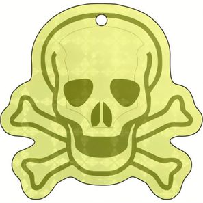 Anhänger A-16 Totenkopf 54 x 52 mm