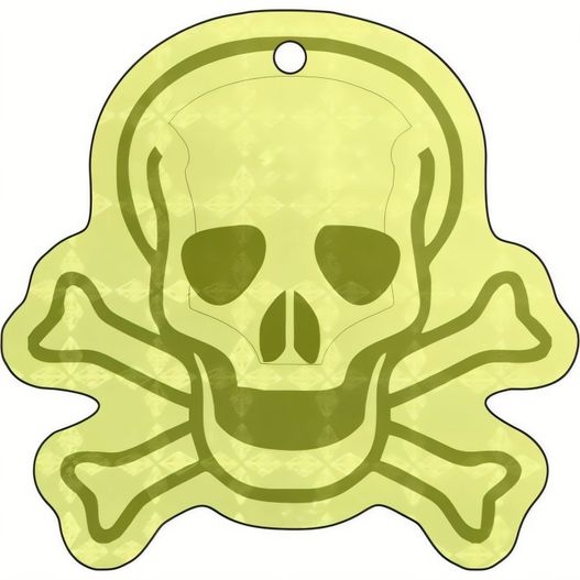 Anhänger A-16 Totenkopf 54 x 52 mm (Bild 1)