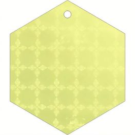 Anhänger A-20 Sechseck 47 x 55 mm