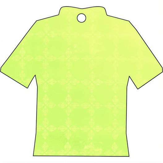 ein grünes hemd mit einem muster darauf Anhänger A-16 Shirt 56 x 52 mm (Bild 1)