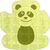Sticker S-16 Panda 51 x 50 mm (Bild 1)