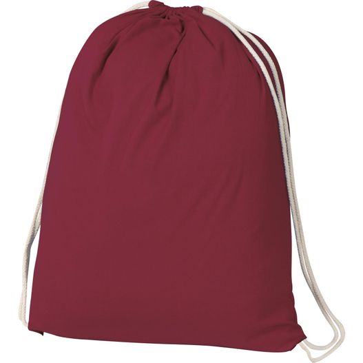 eine rote tasche mit einem weißen string Baumwollgymbag Budapest (Bild 1)