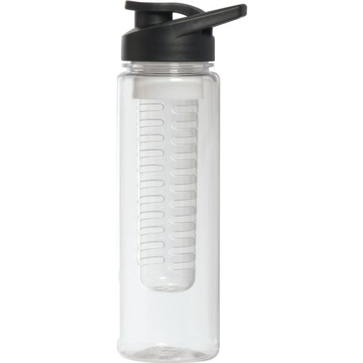 eine wasserflasche mit einem schwarzen deckel und einer kunststoffkappe Infusertrinkflasche Saint-Denis (Bild 1)